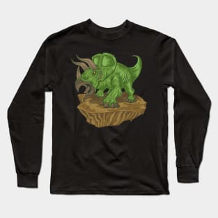 Triceratops Habitat Long Sleeve T-Shirt